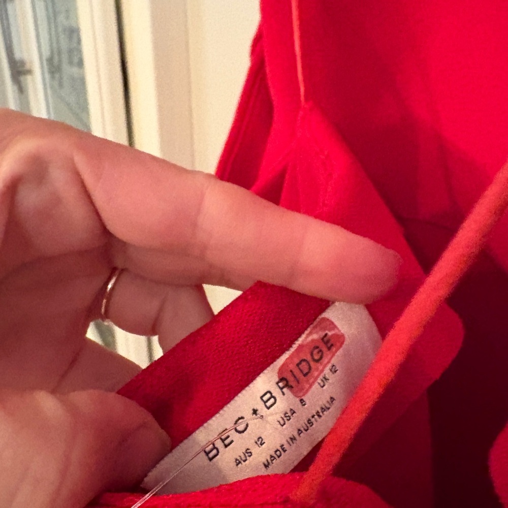 Bec & Bridge Red Magnifique Dress - Picture 6 of 7